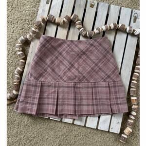 Vintage 90s Y2K Tracy Evans Limited Plaid Pleated Mini Skirt